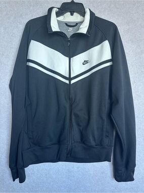 Vintage Nike Men’s Jacket Size L Black Track Jacket